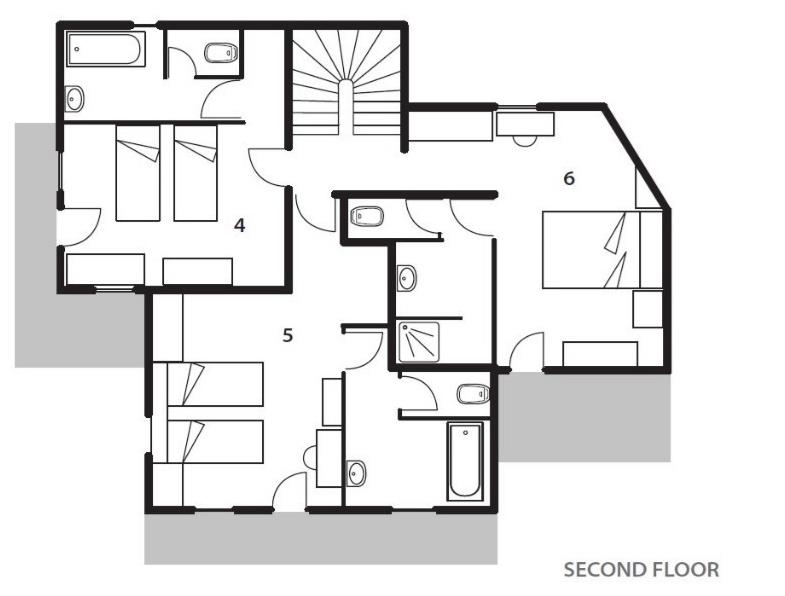 Chalet La Chapelle Alpe d’Huez Floor Plan 1