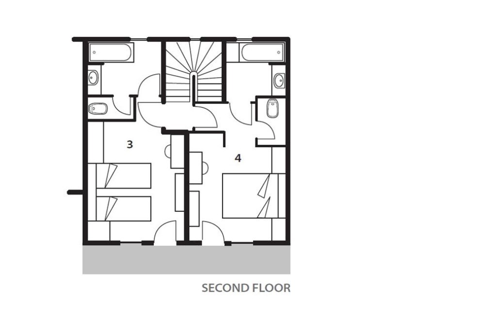 Chalet La Maison (Contactless Chalet Catering) Alpe d’Huez Floor Plan 3