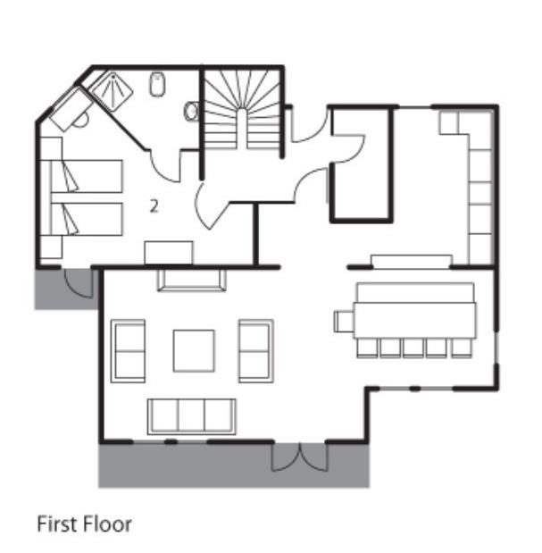 Chalet Le Manoir Alpe d’Huez Floor Plan 1