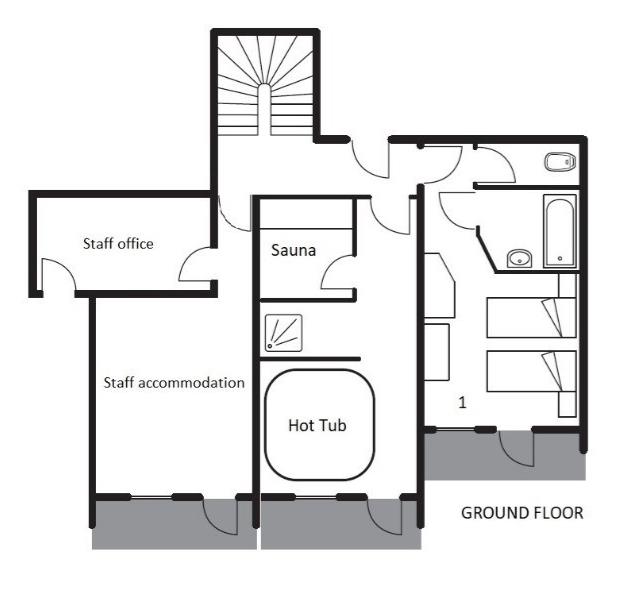 Chalet Le Manoir Alpe d’Huez Floor Plan 2