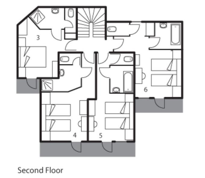 Chalet Le Manoir Alpe d’Huez Floor Plan 3