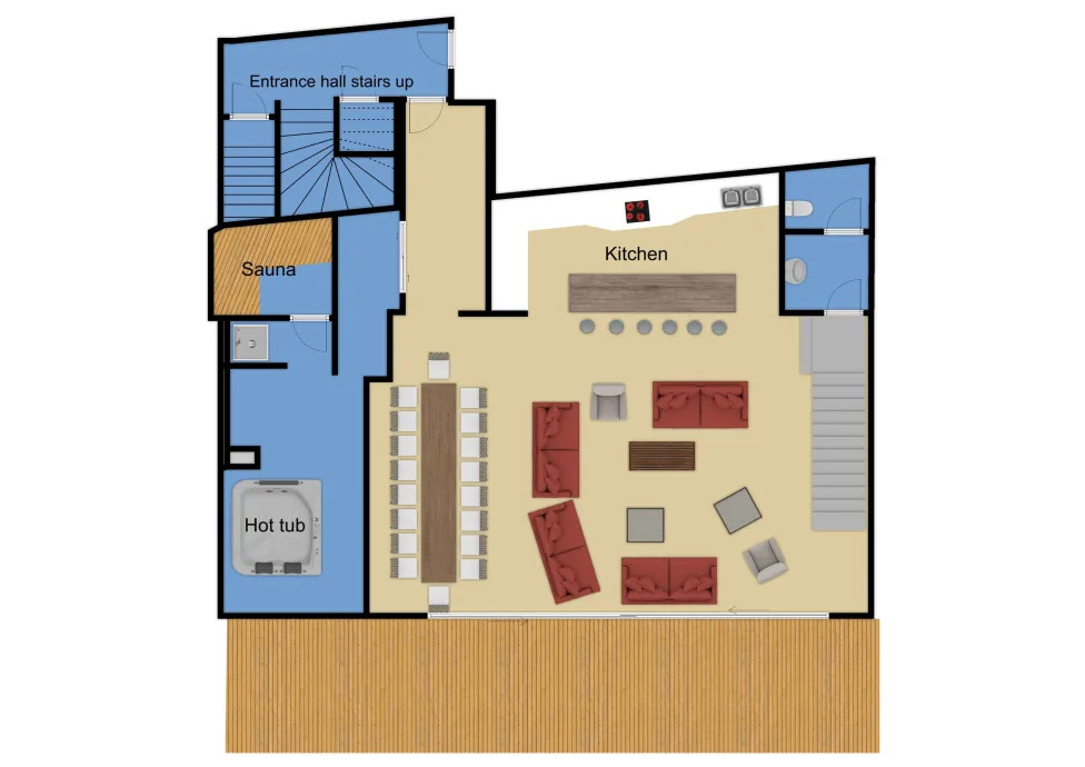 Chalet Arktic Tignes Floor Plan 2