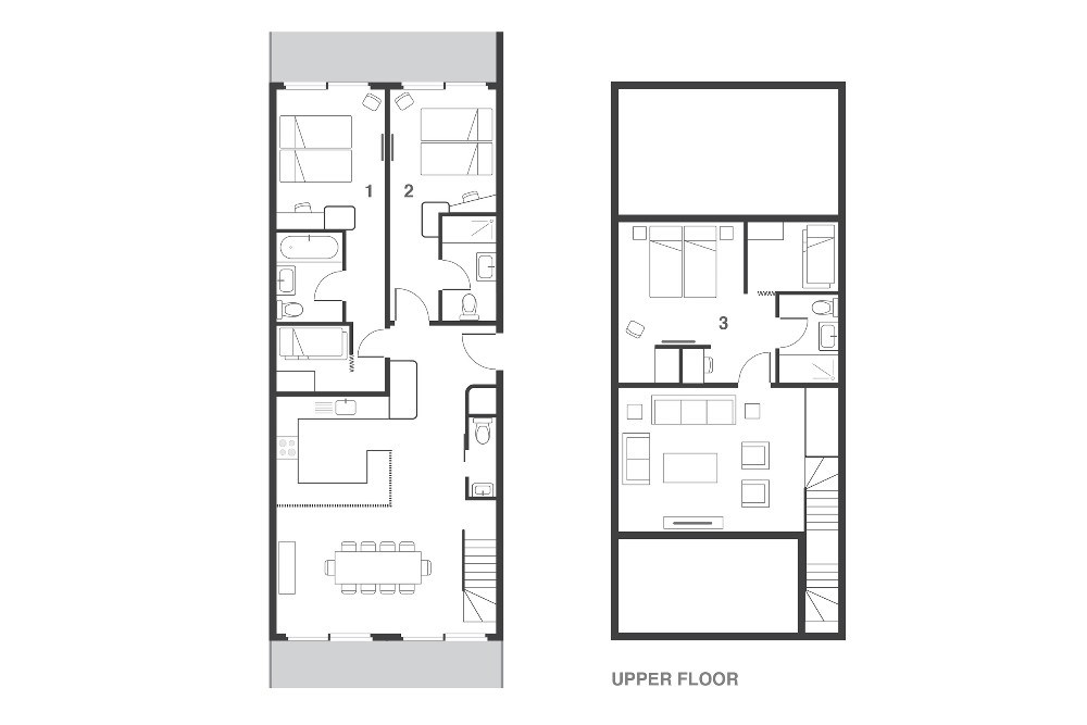 Suite Grizzly Les Arcs Floor Plan 1