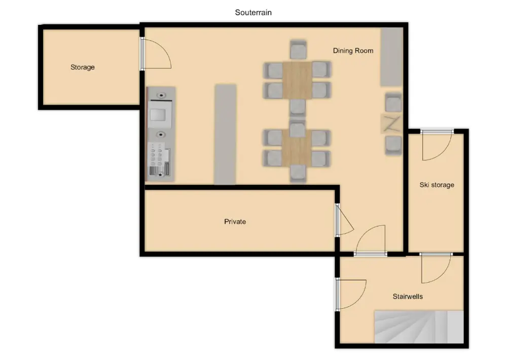 Chalet Eisfall St Anton Floor Plan 1