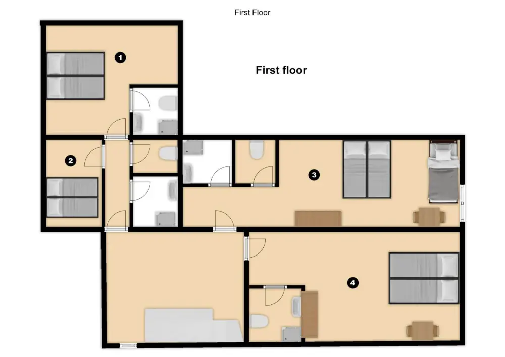 Chalet Eisfall St Anton Floor Plan 3