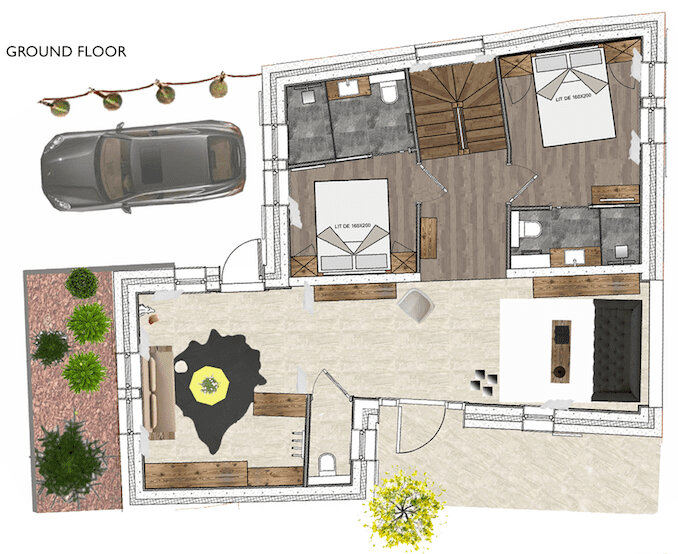 Chalet White Courchevel Floor Plan 4