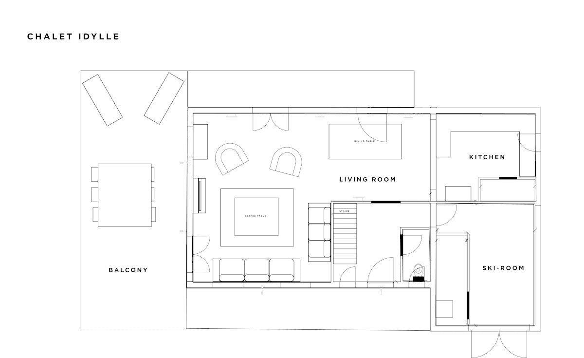 Chalet Idylle La Tania Floor Plan 2