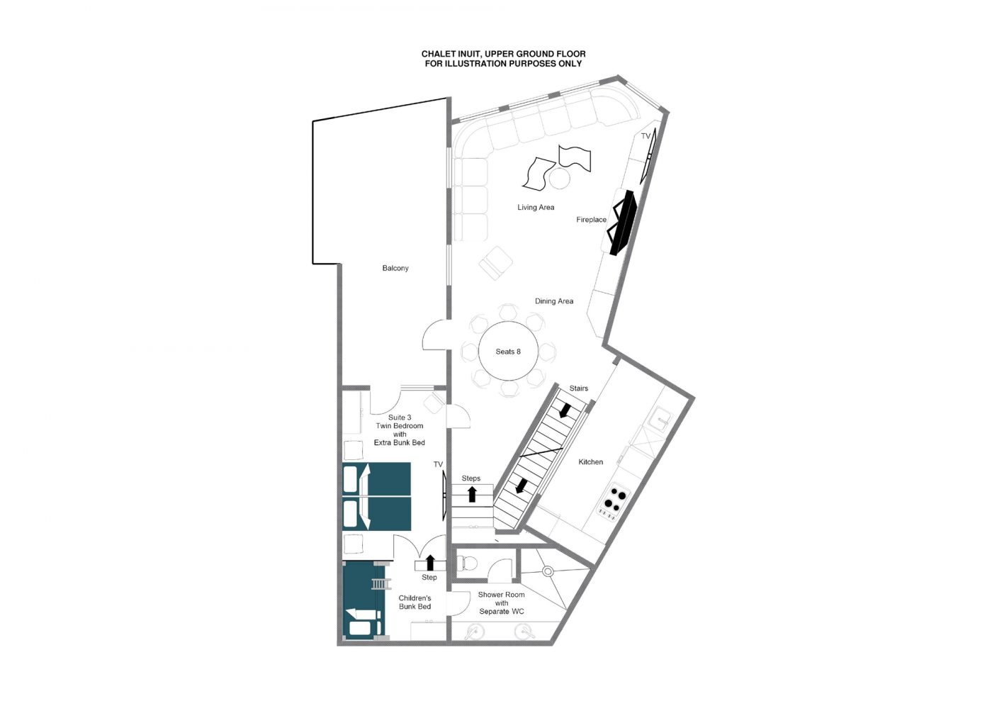 Chalet Inuit Val d’Isere Floor Plan 2