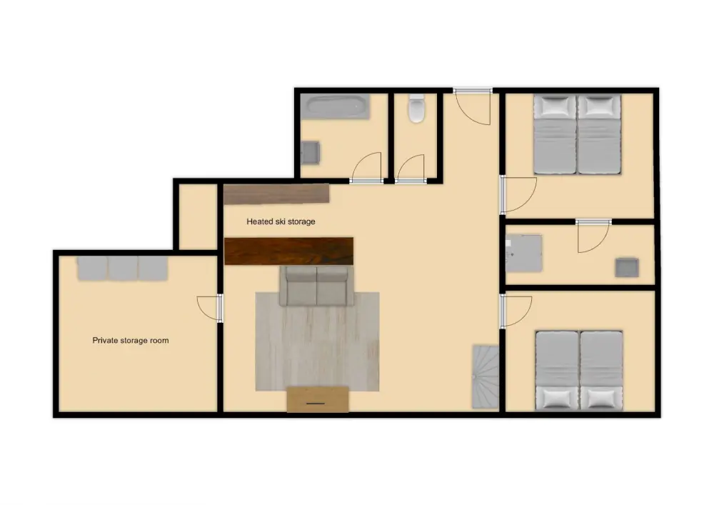 Chalet Le Panicaut Les Menuires Floor Plan 1