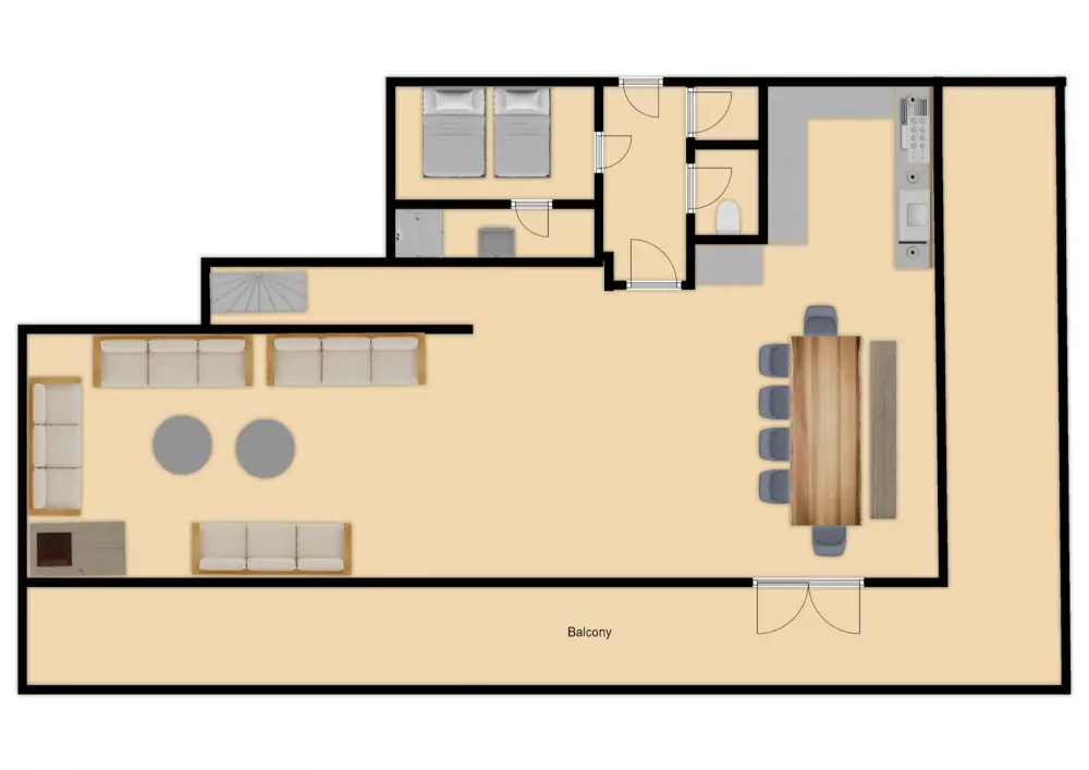 Chalet Le Panicaut Les Menuires Floor Plan 2