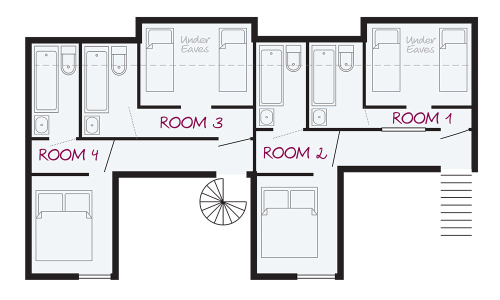 Chalet Iceberg Tignes Floor Plan 1