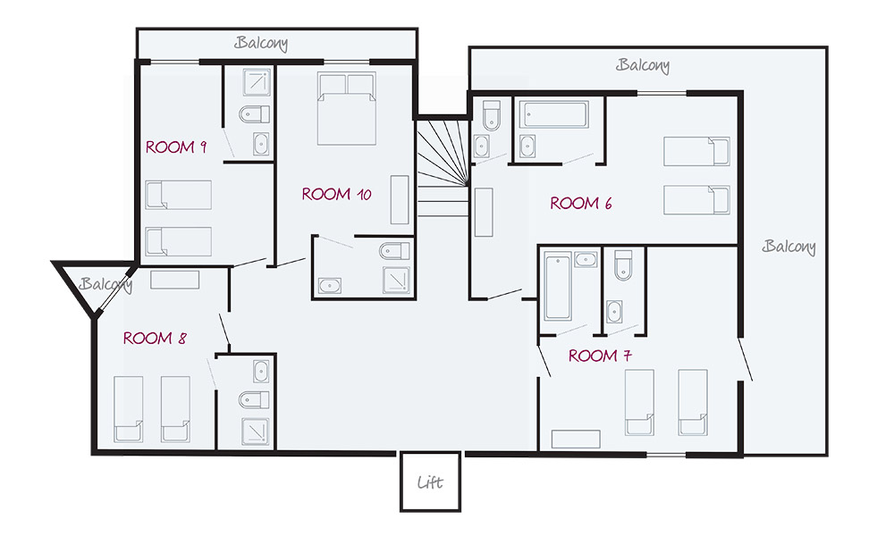 Chalet Les Andes Tignes Floor Plan 1