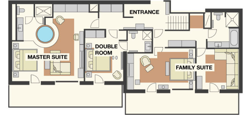 Cap Crystal Lodge Tignes Floor Plan 2