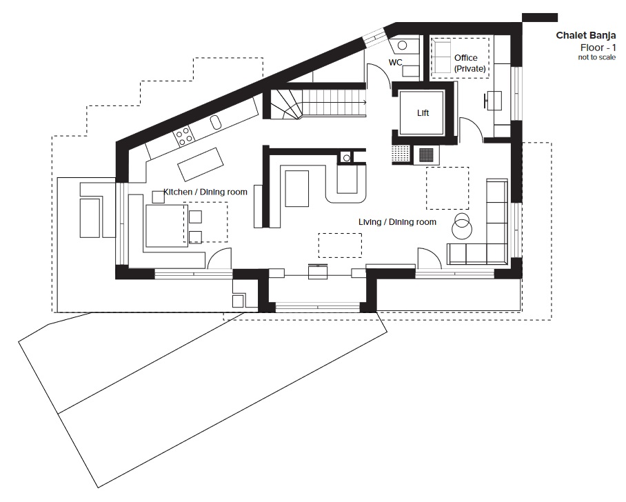 Chalet Banja Zermatt Floor Plan 1