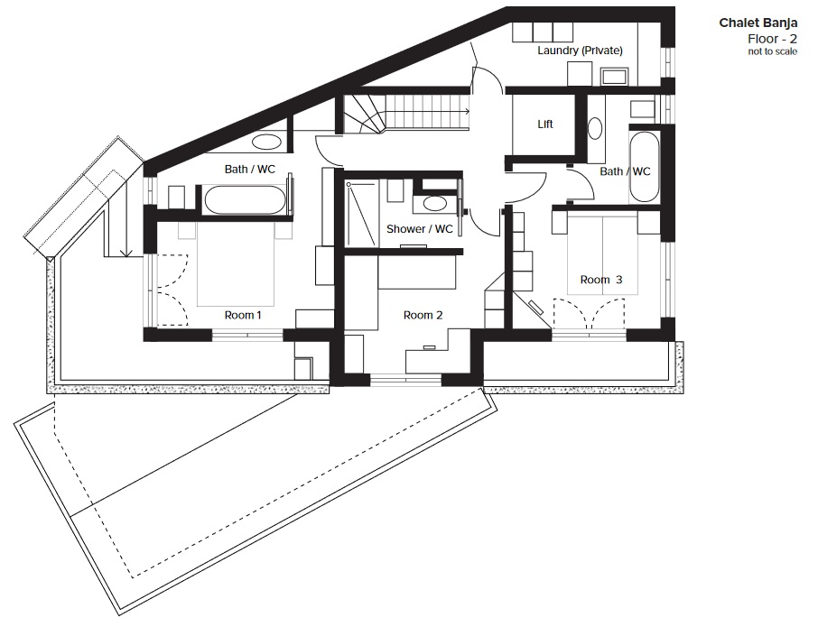 Chalet Banja Zermatt Floor Plan 4