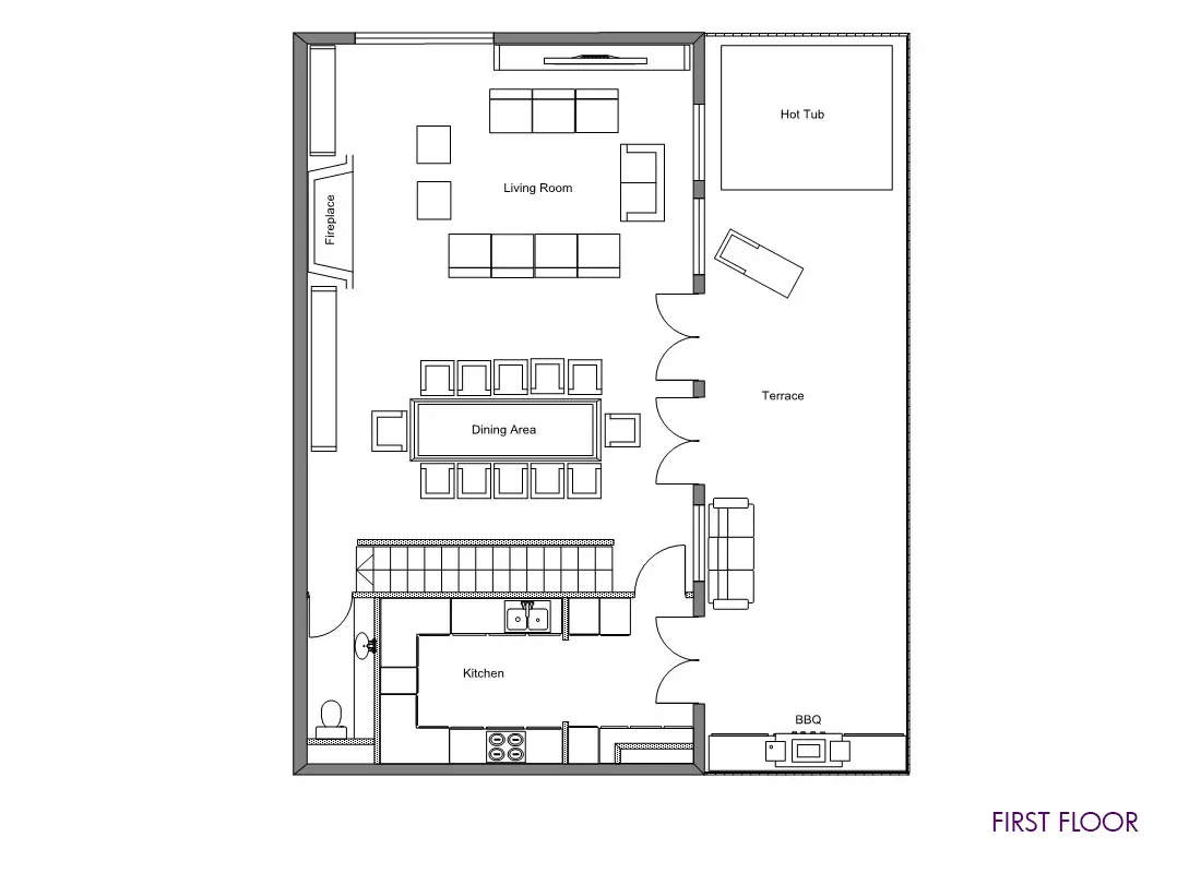 Chalet Inoko Val d’Isere Floor Plan 2