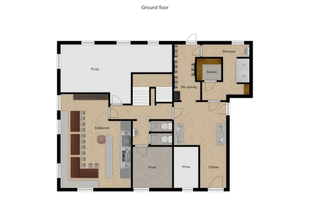 Chalet Levett St Anton Floor Plan 1