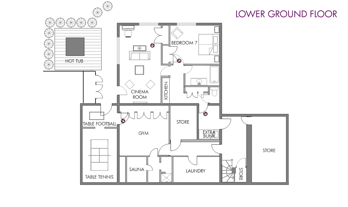 Chalet Foinsbois Meribel Floor Plan 2