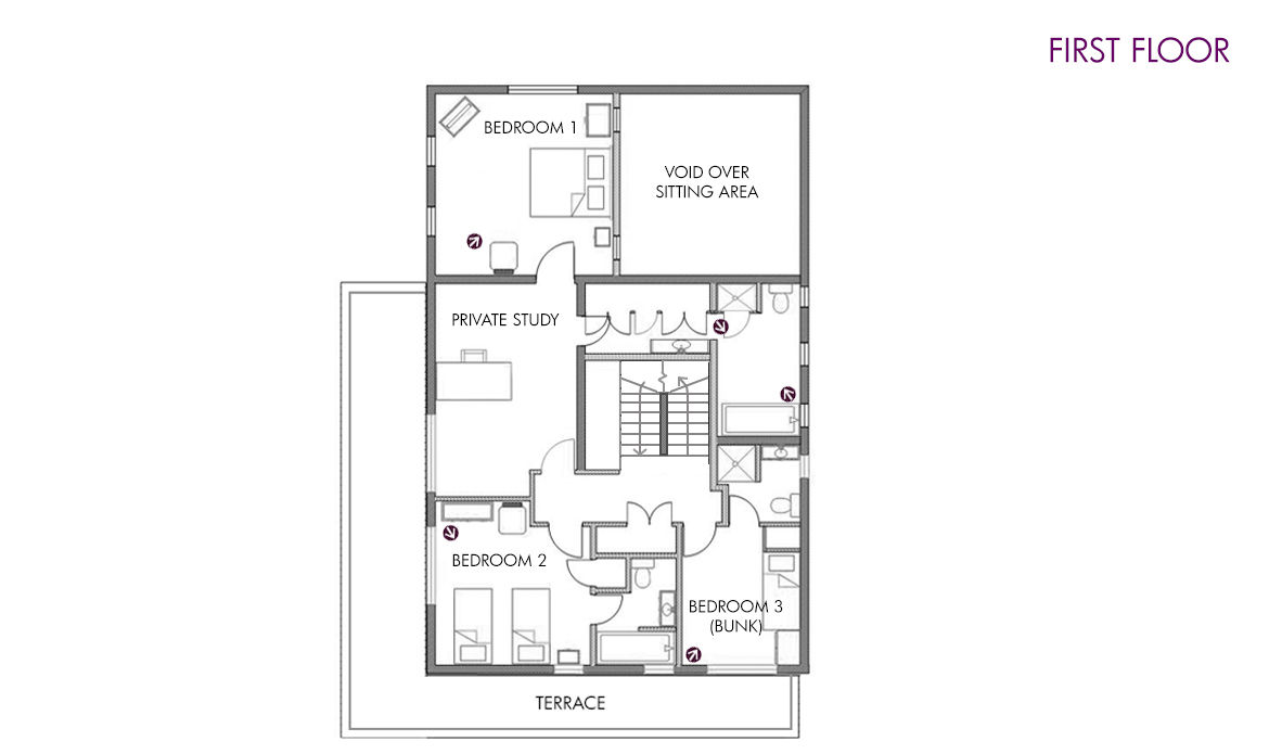 Chalet Foinsbois Meribel Floor Plan 3