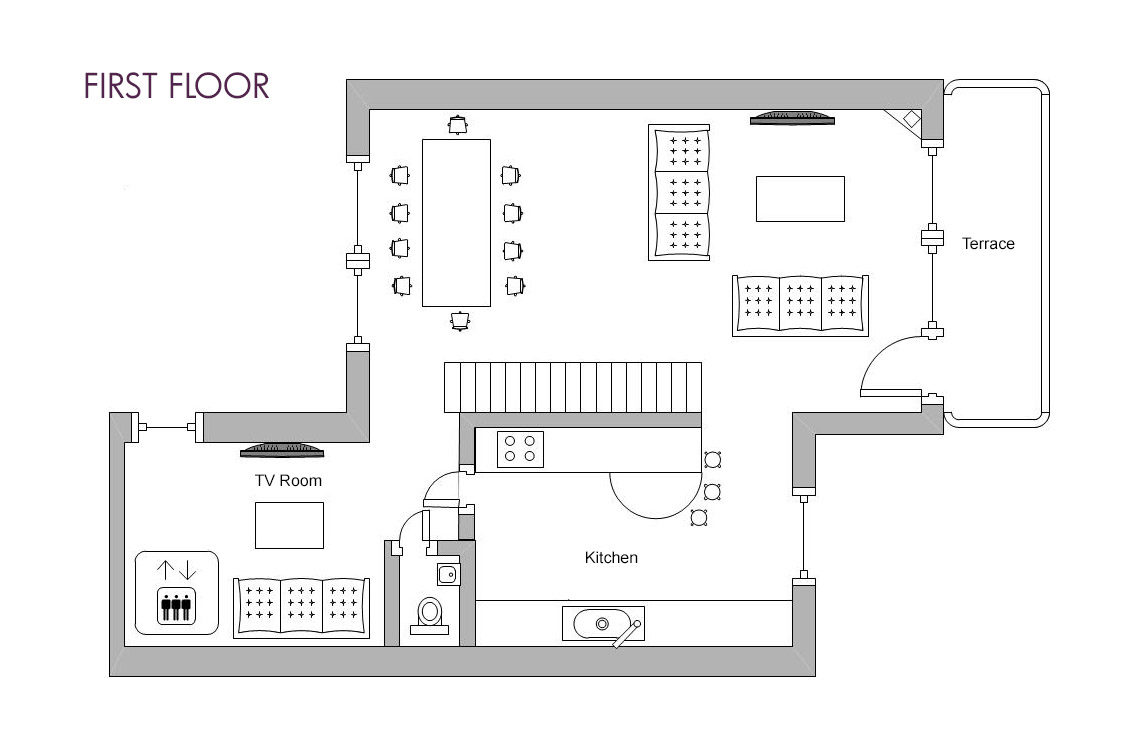 Chalet Genepy Val d’Isere Floor Plan 2