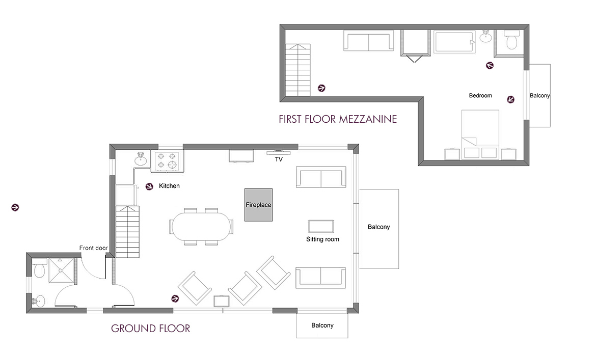 Chalet Iona Meribel Floor Plan 4