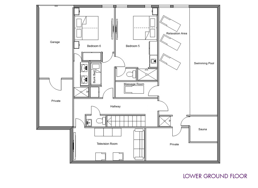 Chalet Inoko Val d’Isere Floor Plan 2