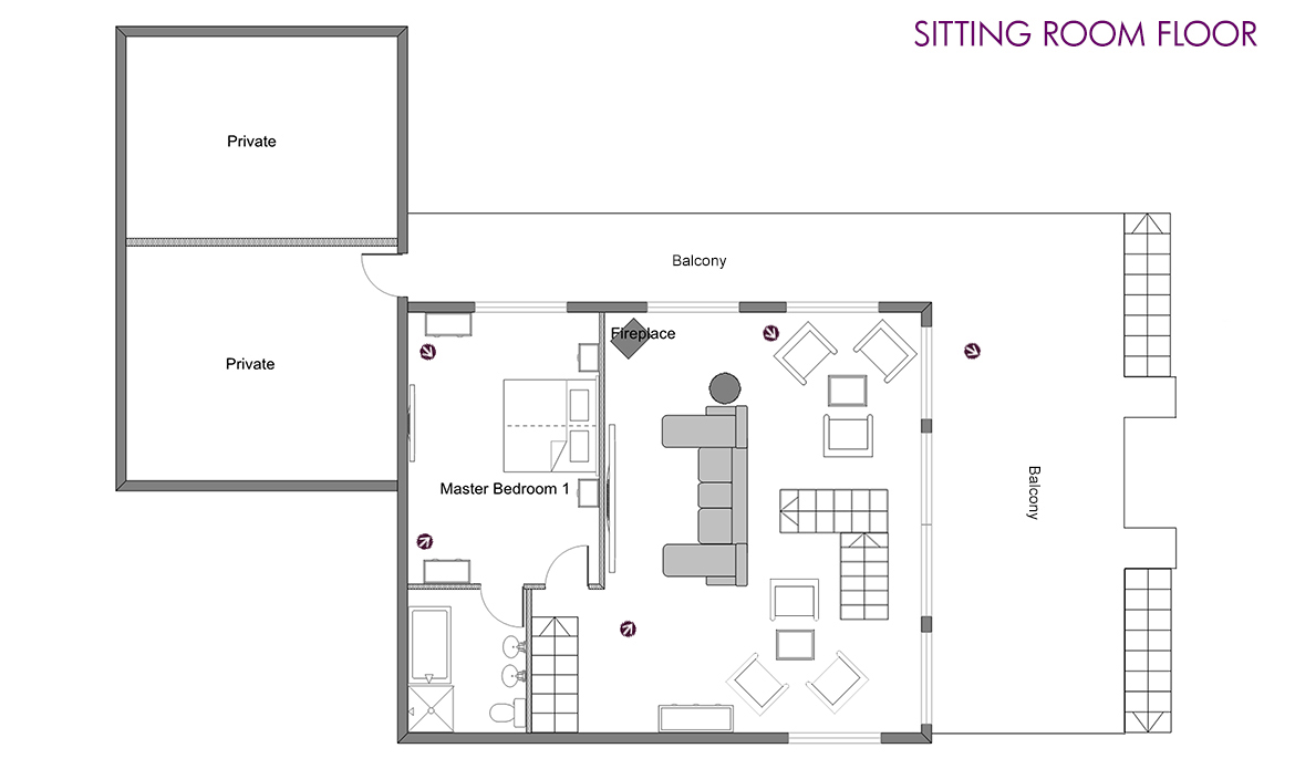 Chalet Iona Meribel Floor Plan 3