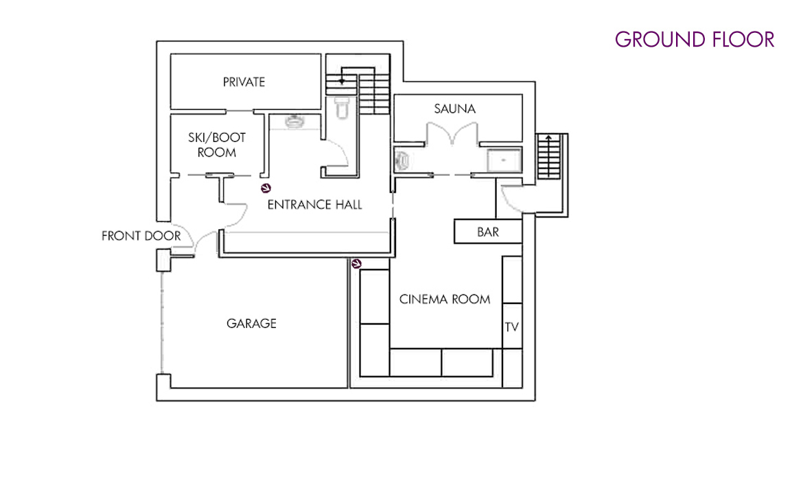 Chalet Lapin Blanc Meribel Floor Plan 2