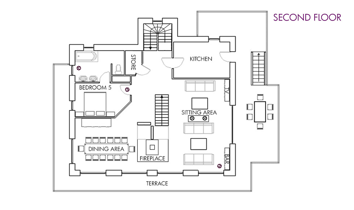 Chalet Lapin Blanc Meribel Floor Plan 4