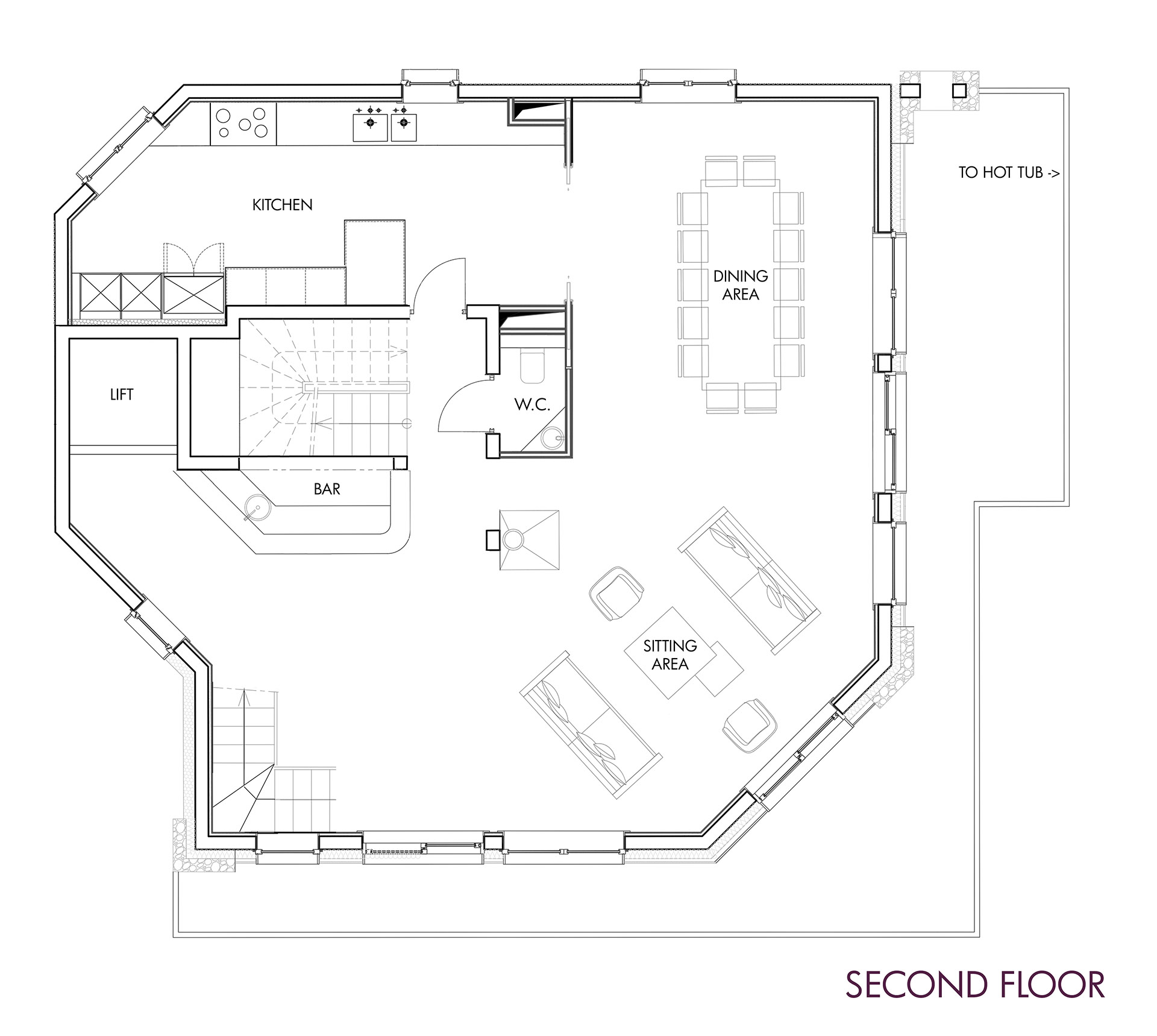 Chalet Machapuchare Val d’Isere Floor Plan 1