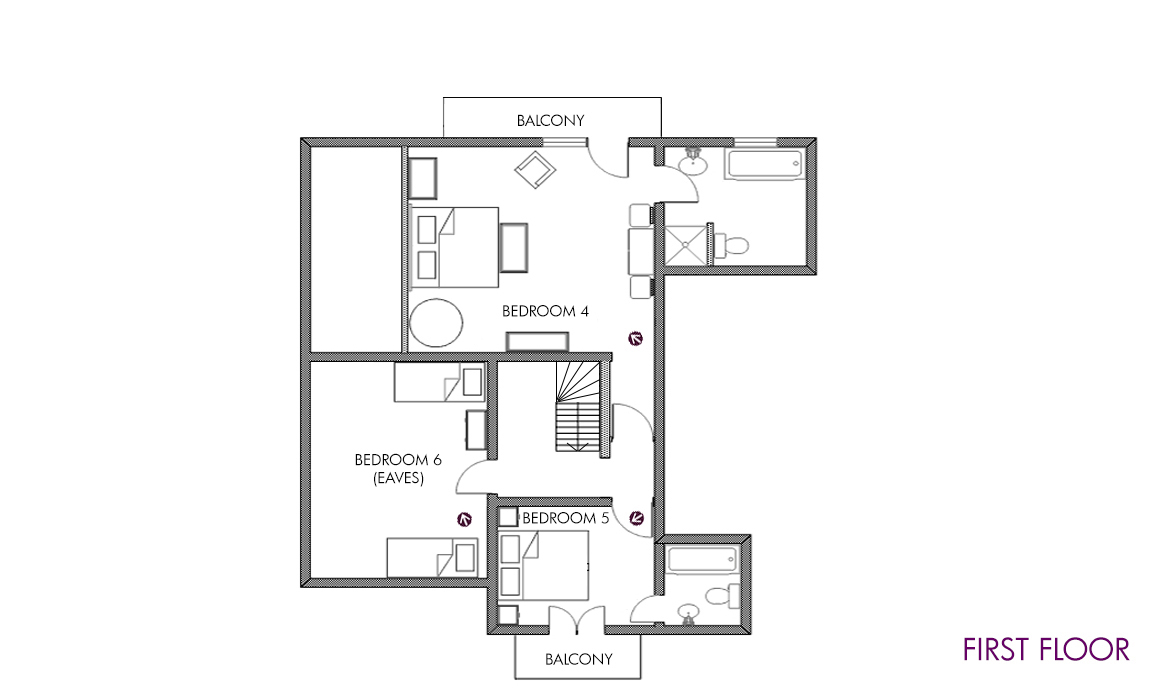 Chalet La Varappe Meribel Floor Plan 3