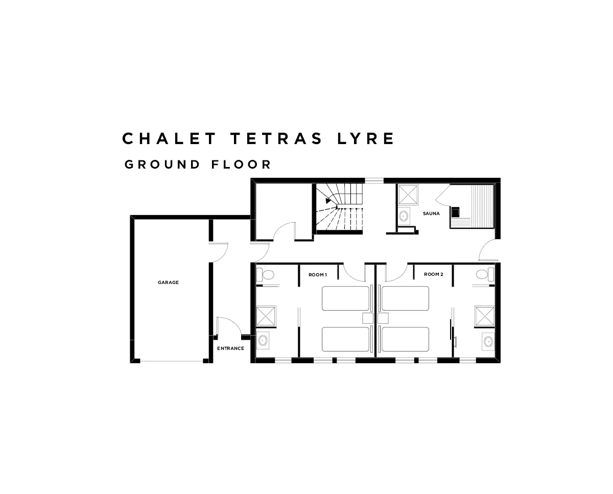 Chalet Tetras Lyre Les Arcs Floor Plan 1