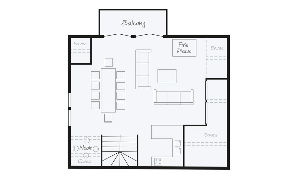 Chalet Blackcomb Val d’Isere Floor Plan 1