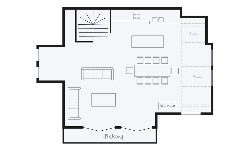 Chalet Whistler Val d’Isere Floor Plan 2