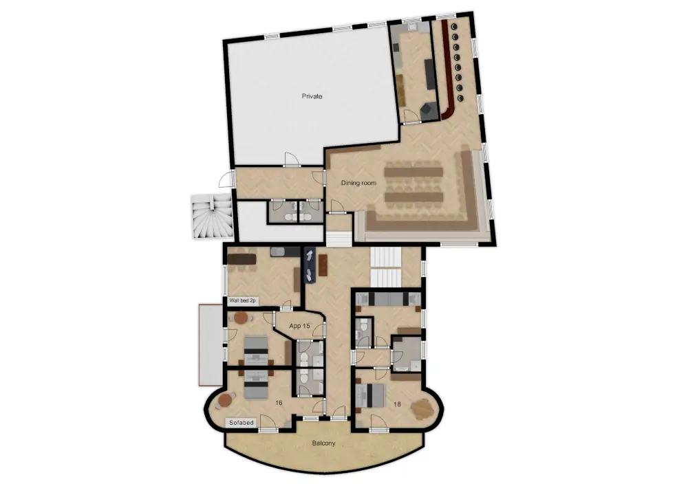 Chalet Elfriede Serfaus Floor Plan 1