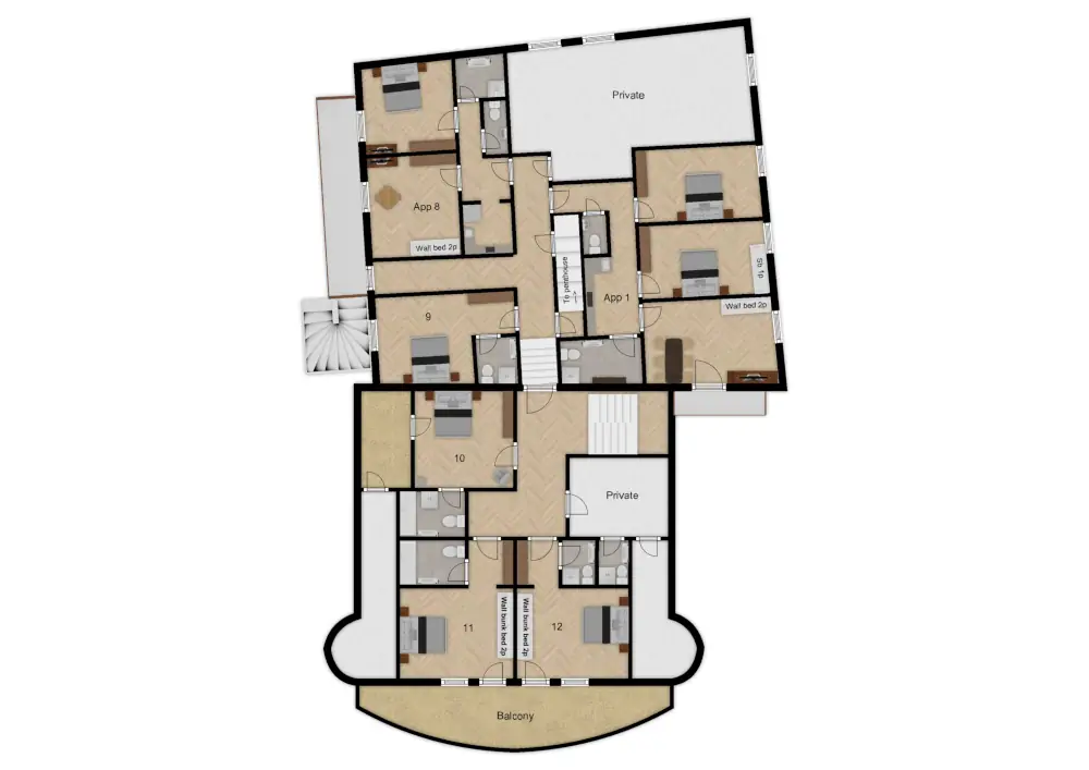 Chalet Elfriede Serfaus Floor Plan 2