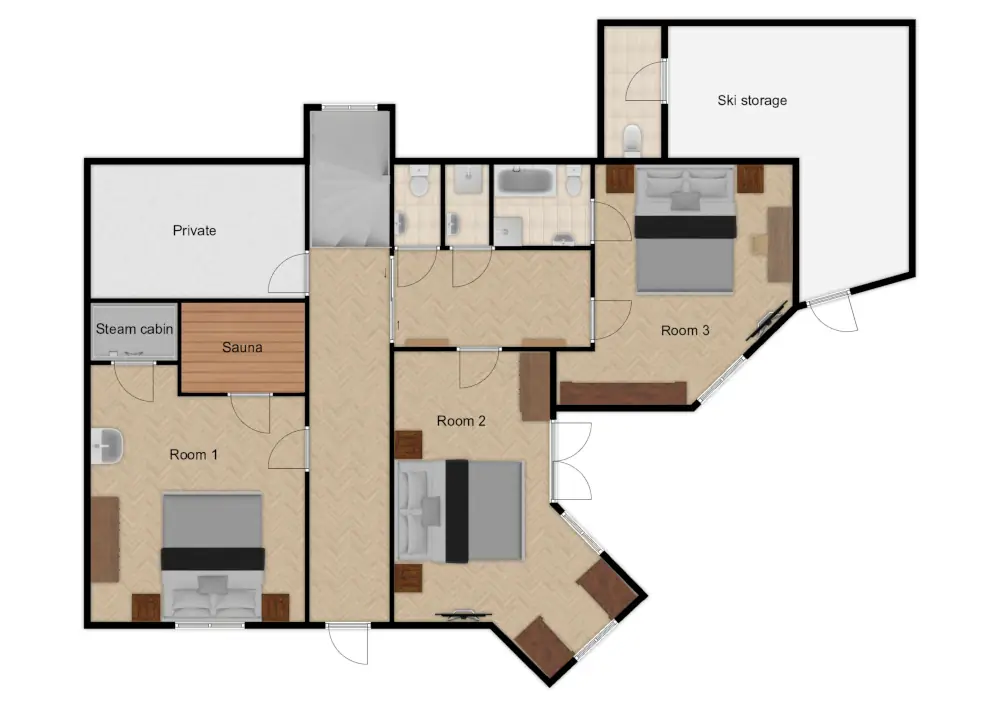 Chalet Joy Wagrain Floor Plan 3