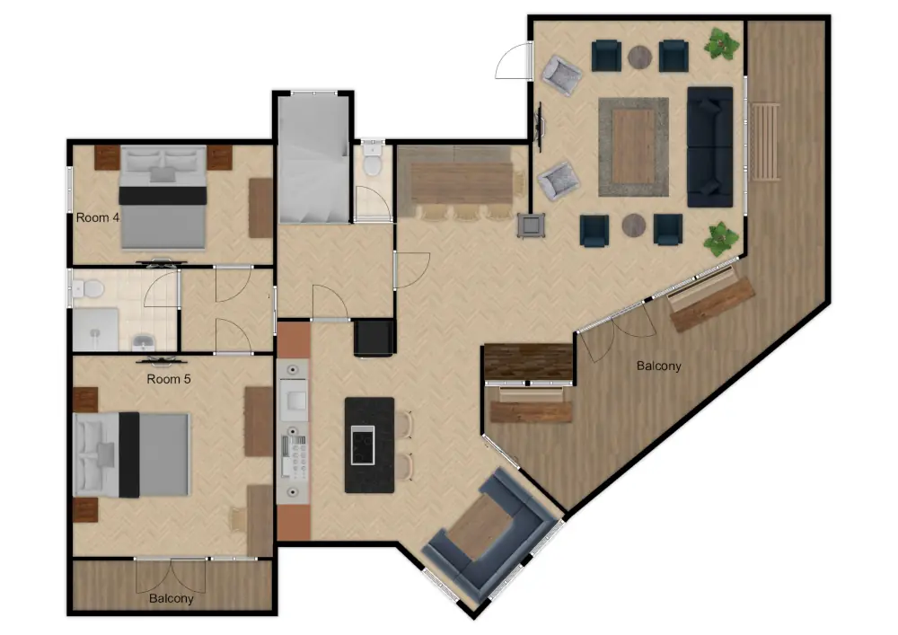 Chalet Joy Wagrain Floor Plan 1
