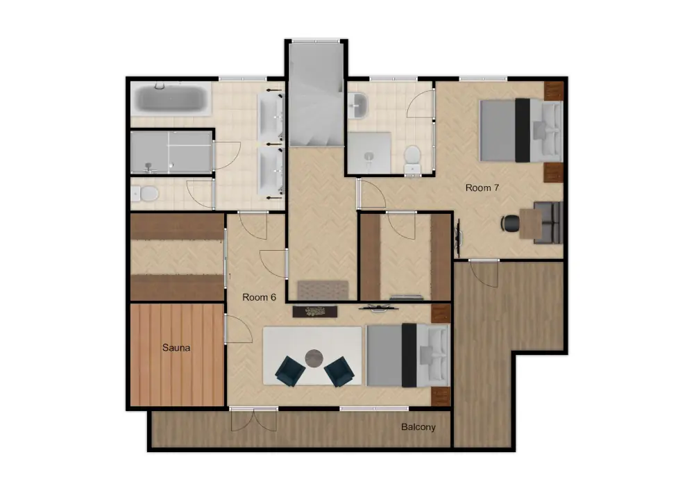 Chalet Joy Wagrain Floor Plan 2