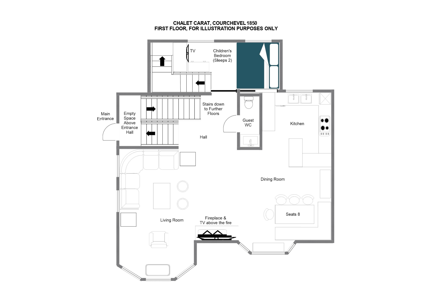 Chalet Carat Courchevel Floor Plan 2