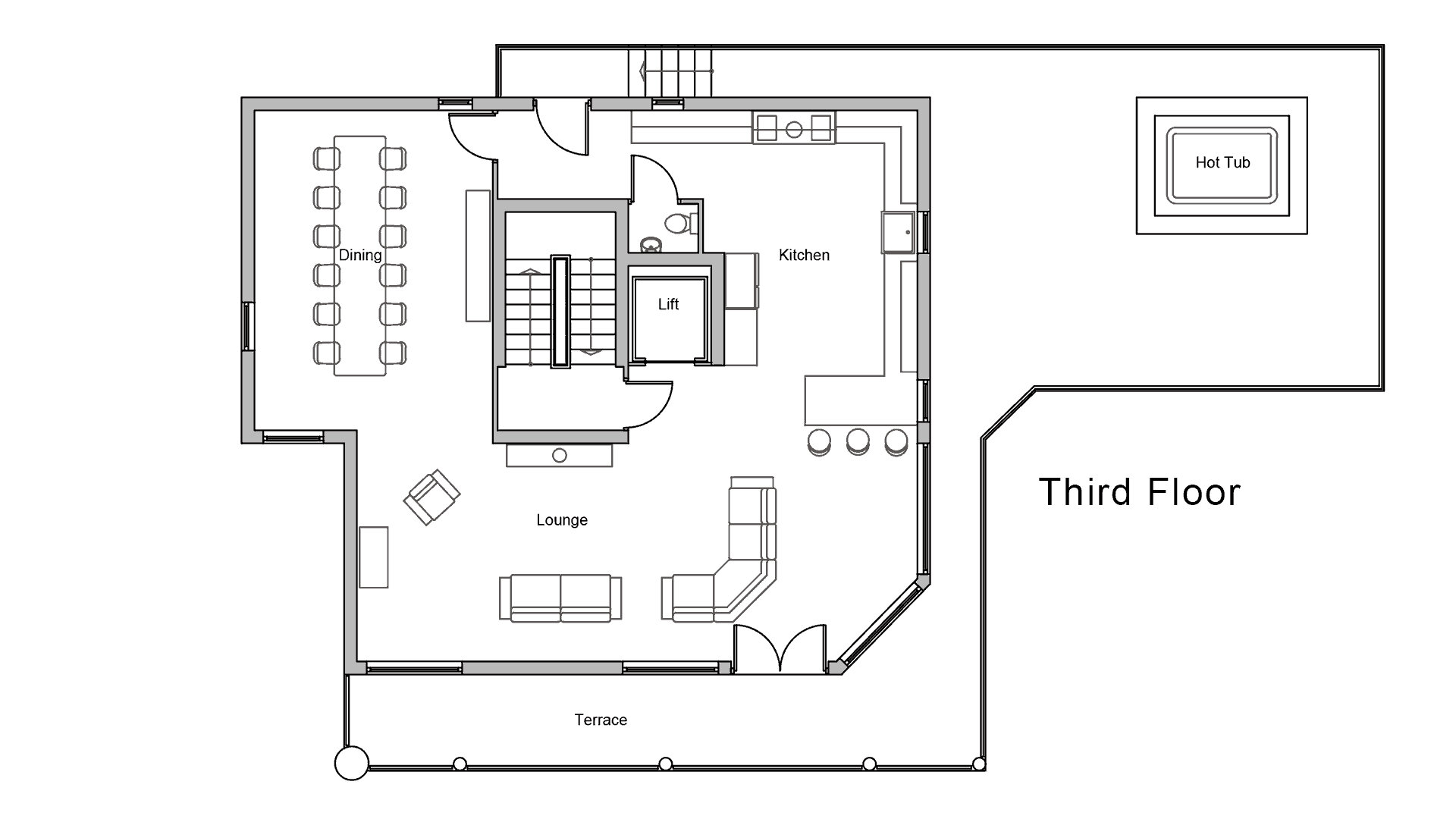 Chalet Marigold Ste-Foy-Tarentaise Floor Plan 1