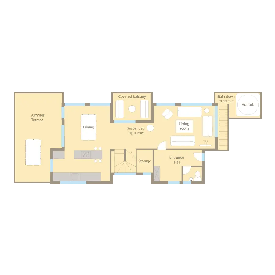 Forest Lodge Morzine Floor Plan 1