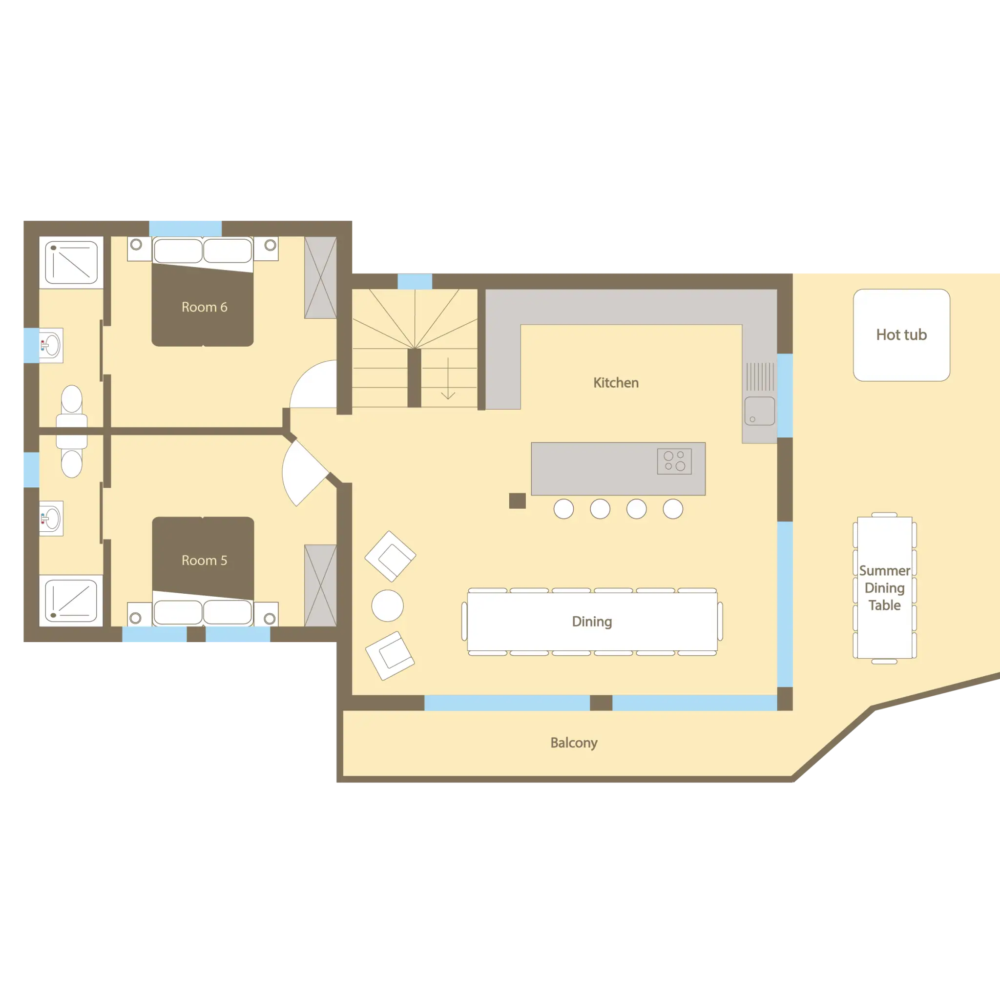 Chalet Gouter Morzine Floor Plan 2