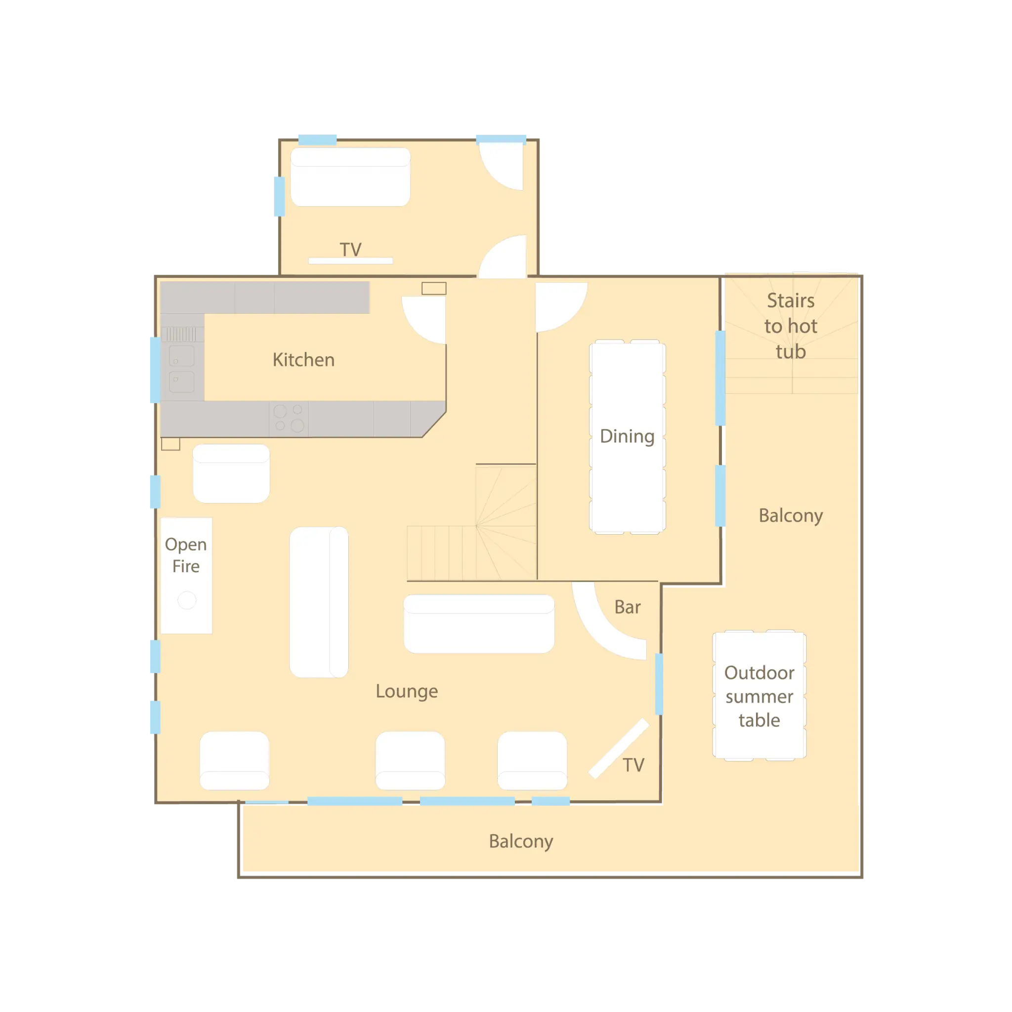 Himalaya Lodge Morzine Floor Plan 1
