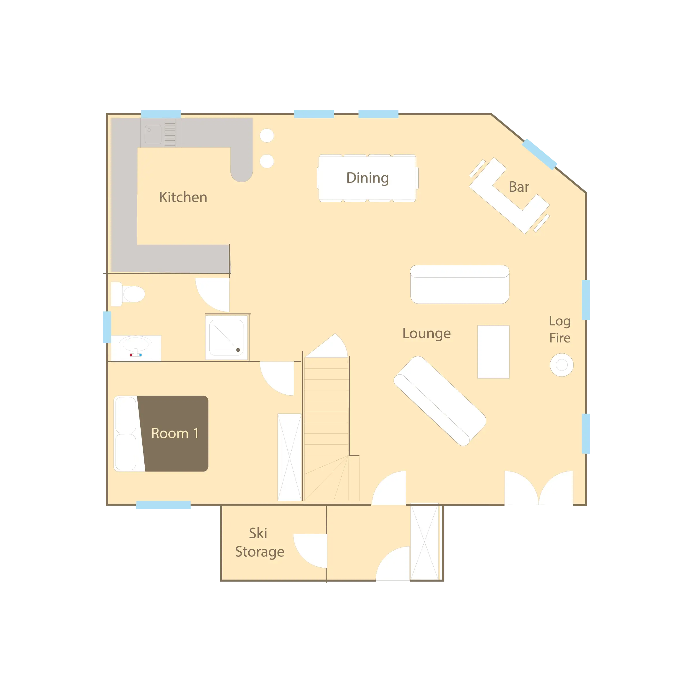 Chalet Imperial Morzine Floor Plan 2