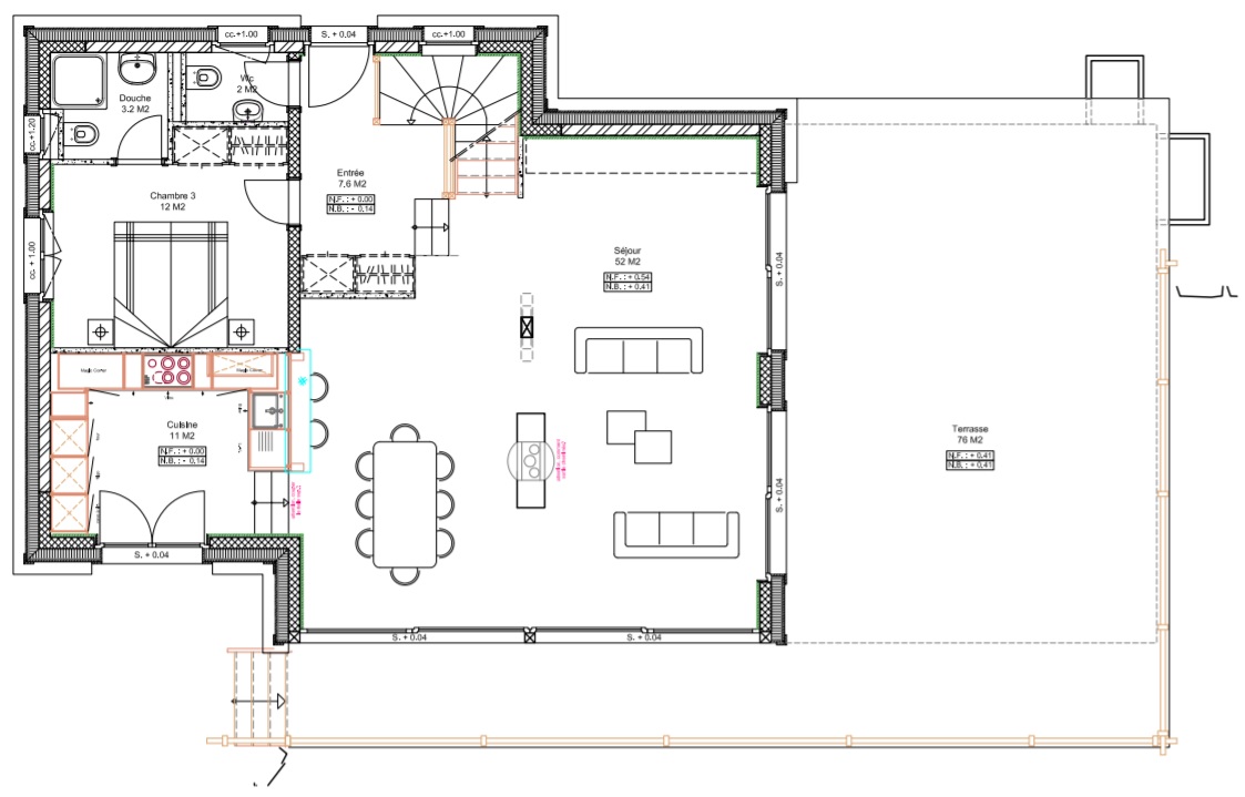 Chalet Bisse Bleu Nendaz Floor Plan 1