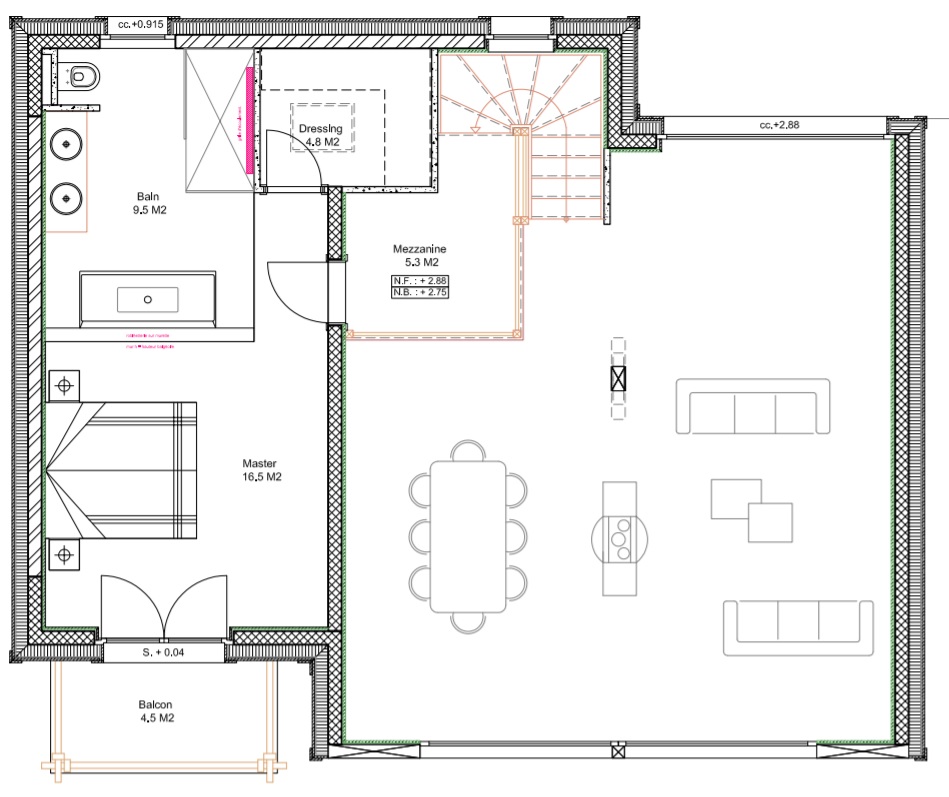 Chalet Bisse Bleu Nendaz Floor Plan 3