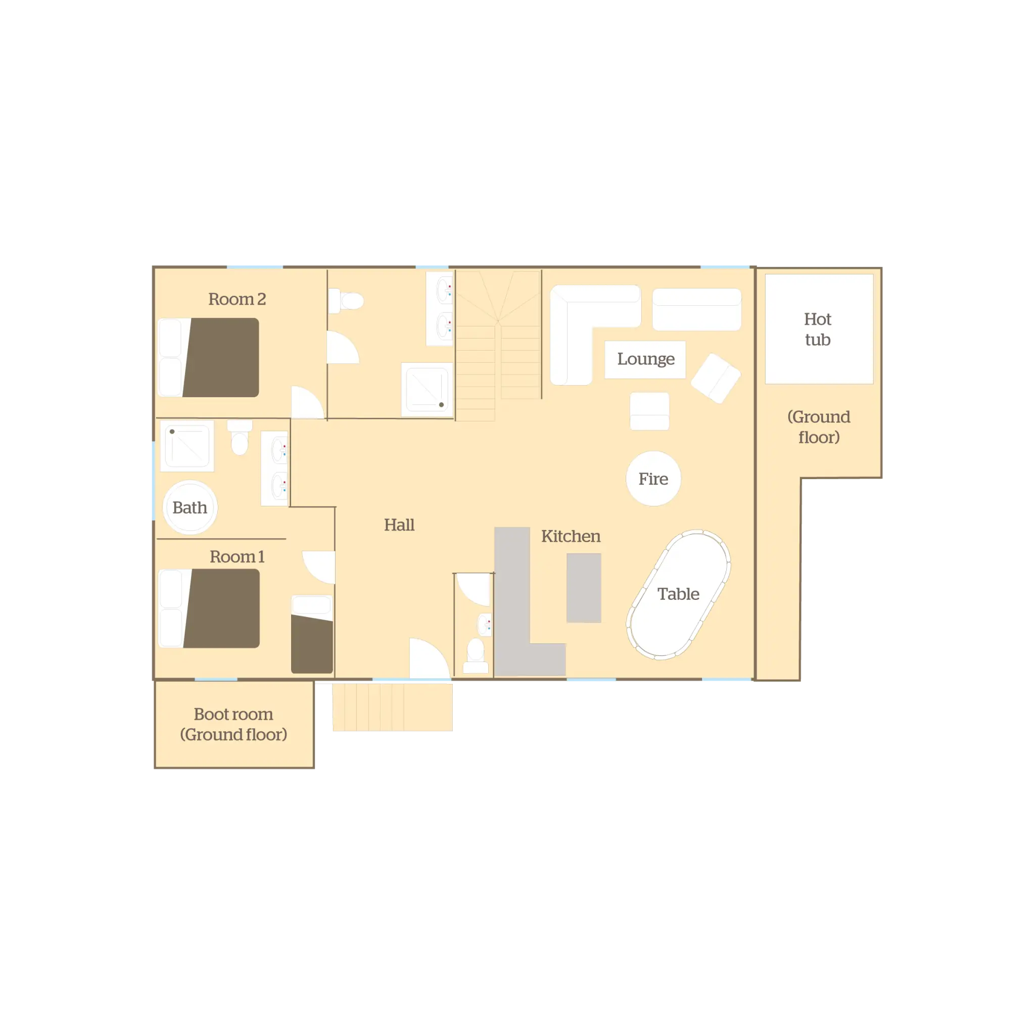 The Ranch Morzine Floor Plan 1