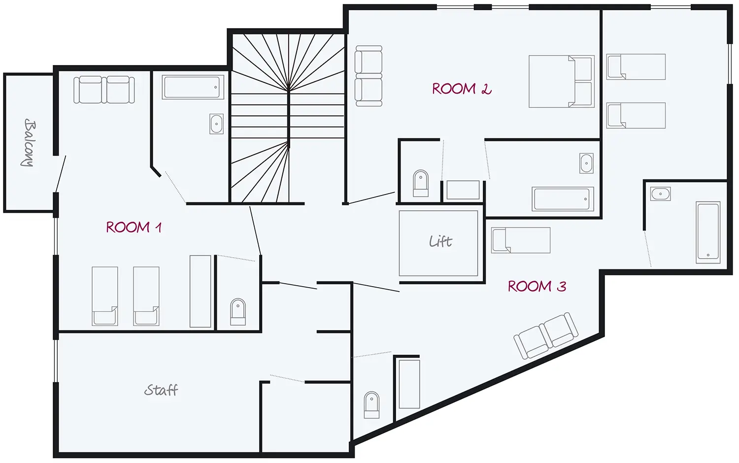 Chalet Appaloosa Val d’Isere Floor Plan 4
