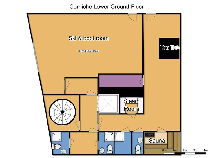 Chalet Corniche Tignes Floor Plan 2